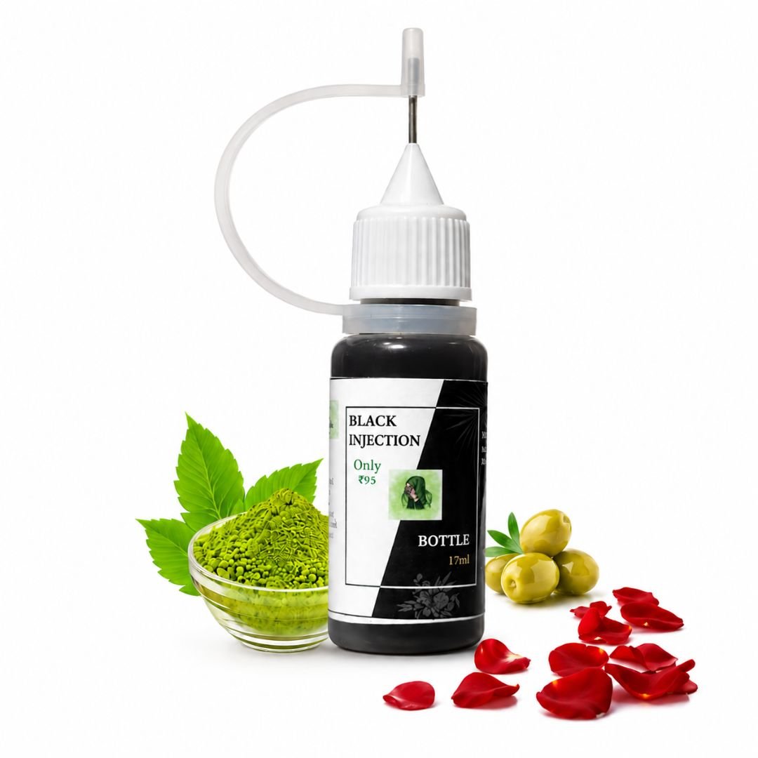 Henna Injection Bottle (17ml) - Black
