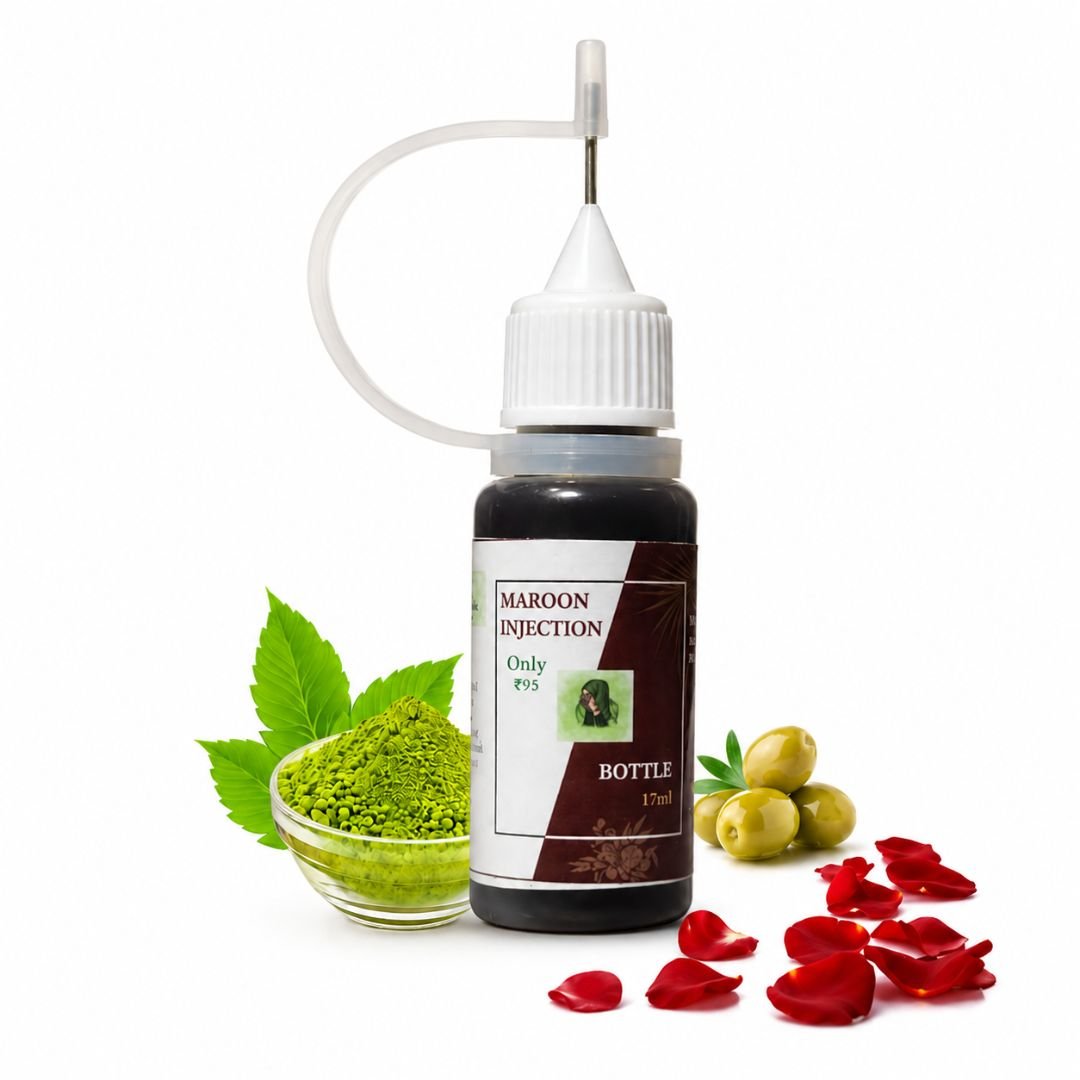 Henna Injection Bottle (17ml)- Maroon