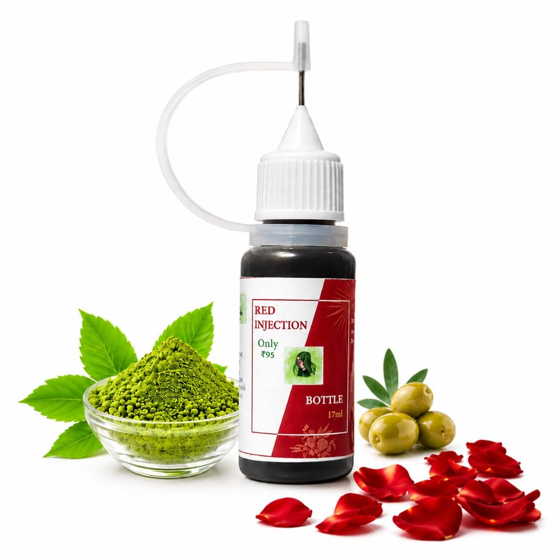 Henna Injection Bottle (17ml)- Red