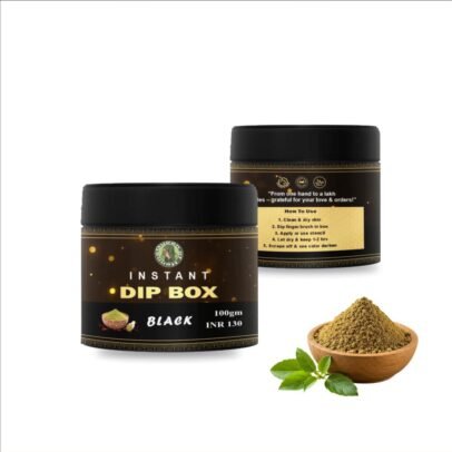 Instant Black Henna Dip Box (100gm) img1- queenofhenna
