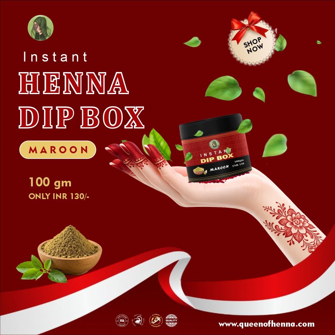 INSTANT MAROON HENNA DIP BOX new IMG 6- queenofhenna