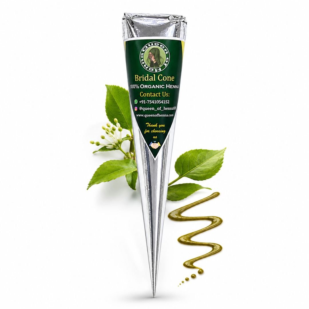 Natural Bridal Henna Cone | 100% Organic Mehndi