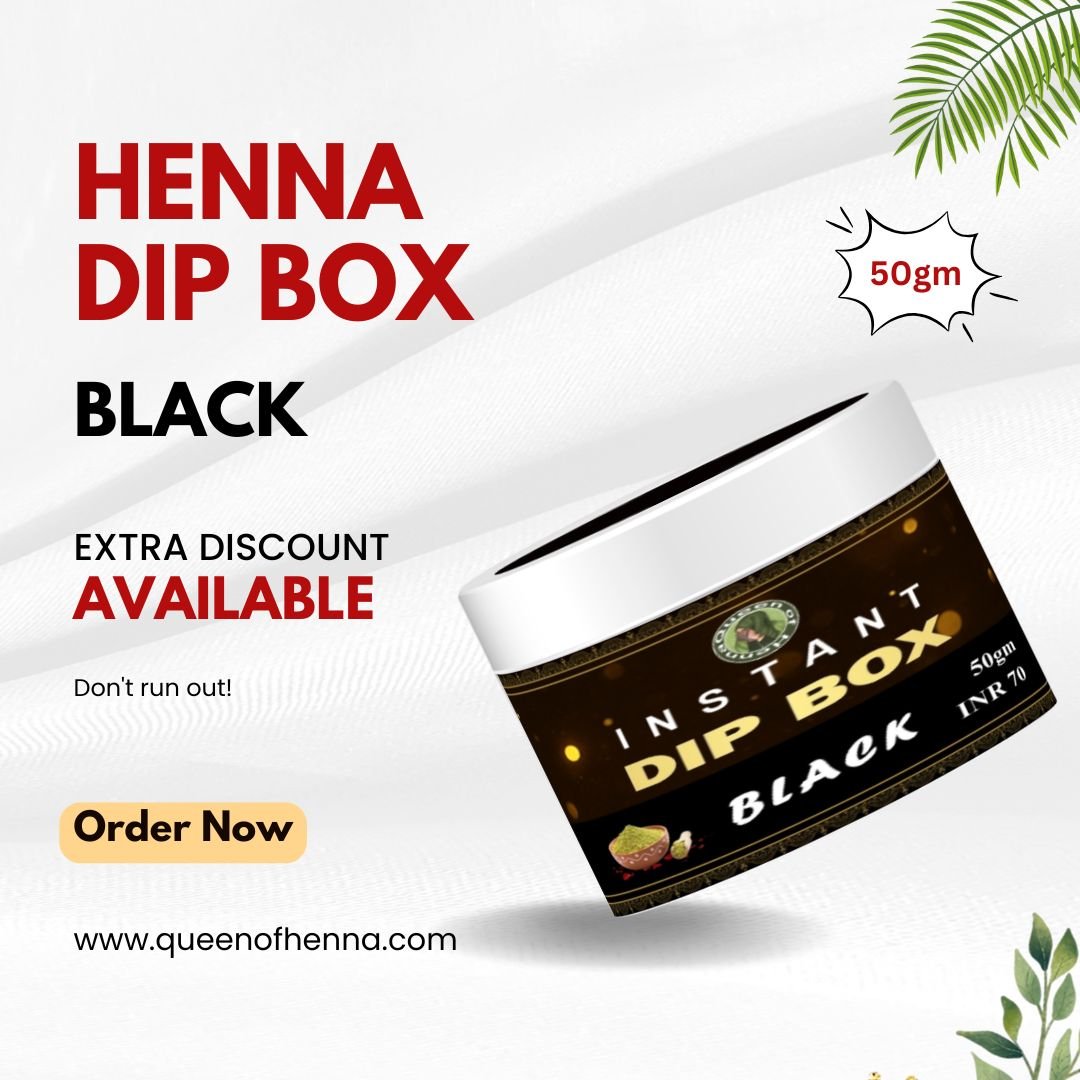 Black Henna Dip Box (50gm) img01 - img33- queenofhenna.com