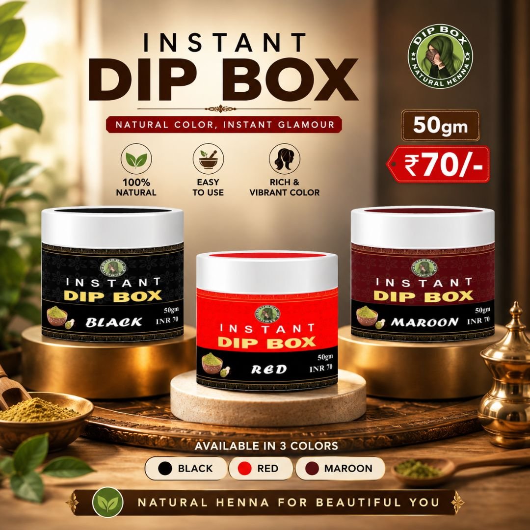 100% Homemade Instant Henna Dip (50 gm) | Halal Mehndi
