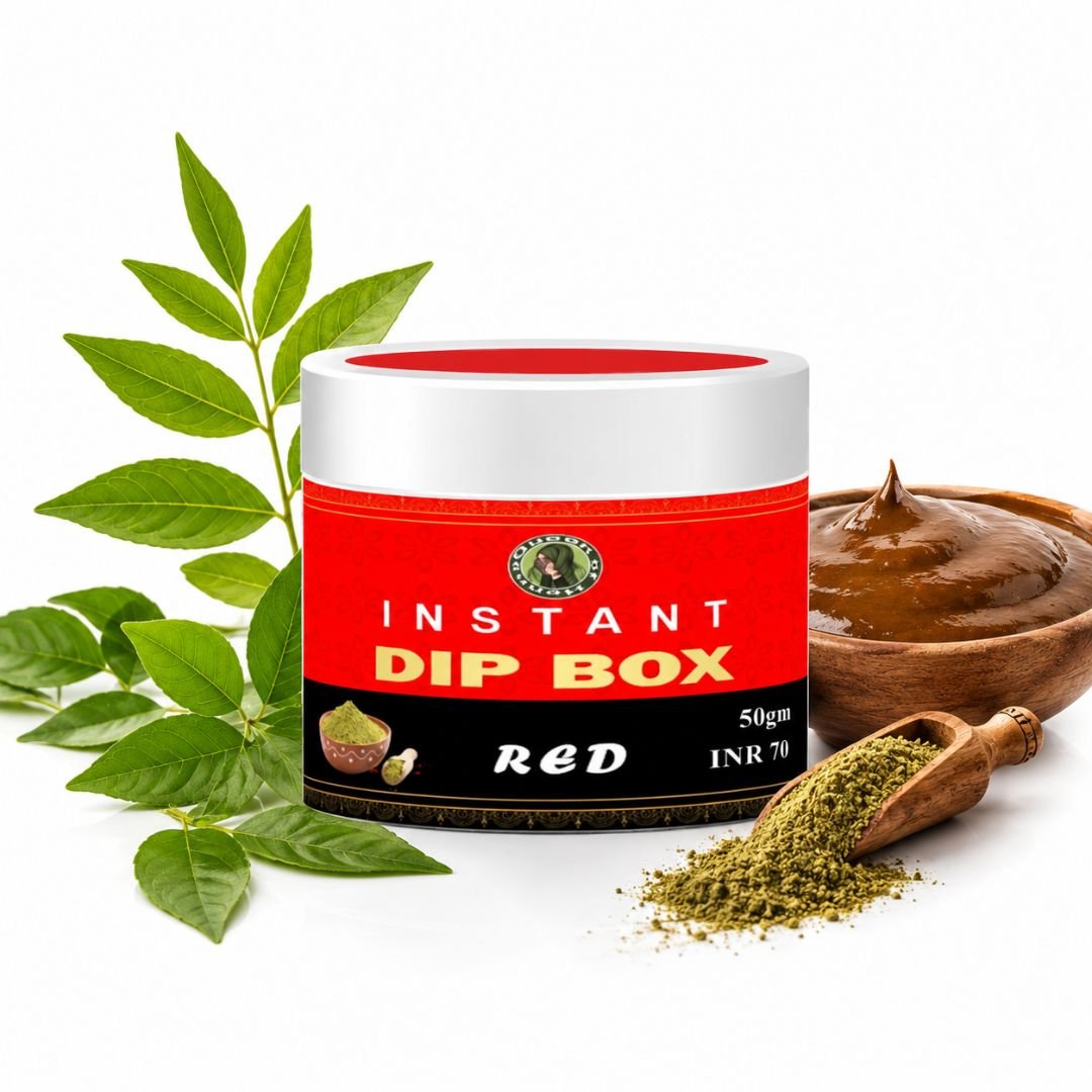 Red Henna Dip Box (50gm) img01- queenofhenna.com