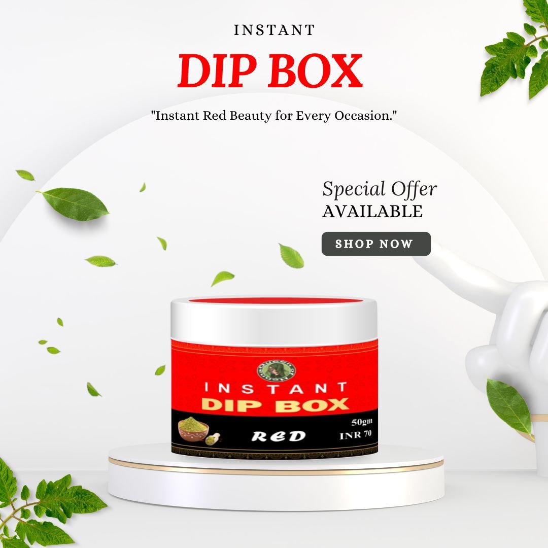 Red Henna Dip Box (50gm) img02 with USP- queenofhenna.com