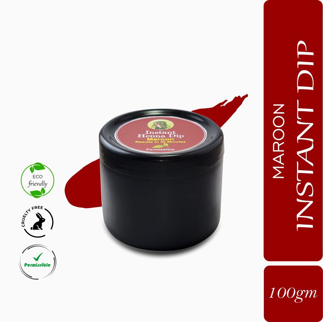 Instant Henna Dip (100 gm)- Maroon