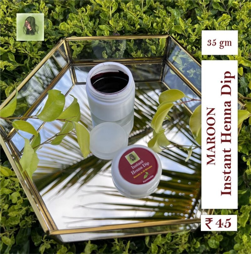 Maroon Instant Henna Dip (35 gm) img-- 1- queenofhenna.com