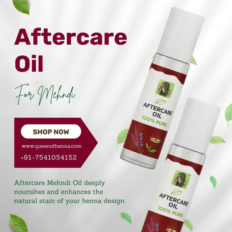 Aftercare Mehandi Oil img4- queenofhenna