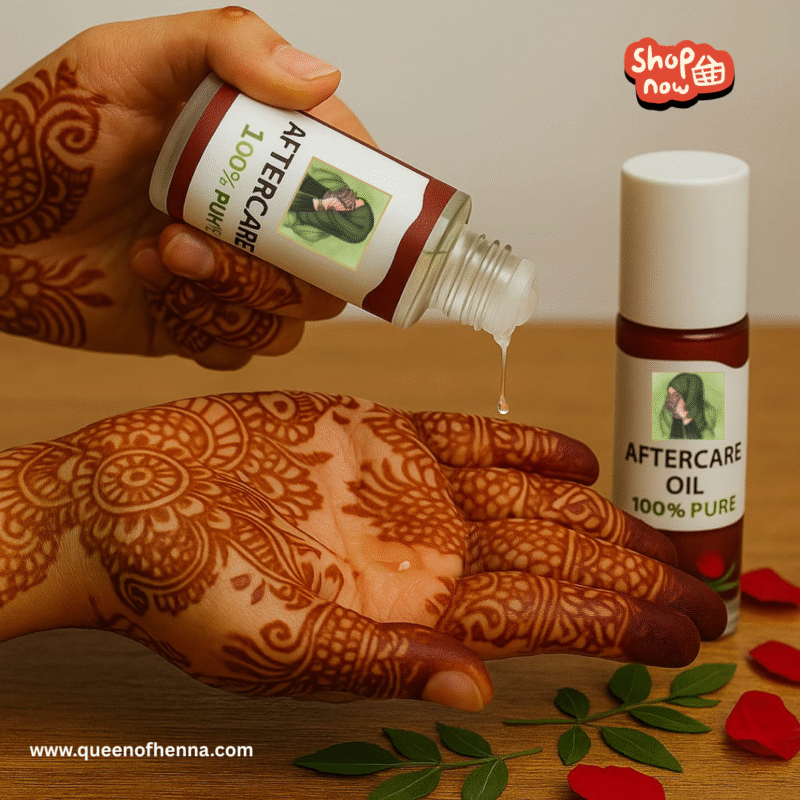 Aftercare Oil Henna img 3- queenofhenna