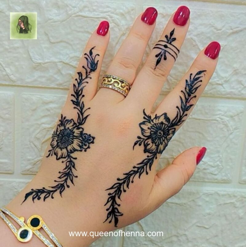 Black Cone Henna Result- queenofhenna.com