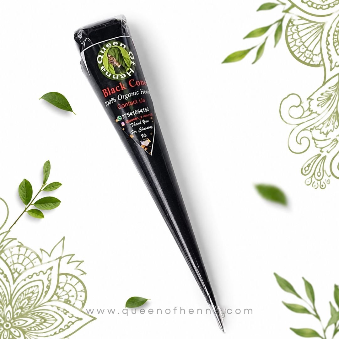 Black Instant Henna Cone | 100% Homemade Mehndi