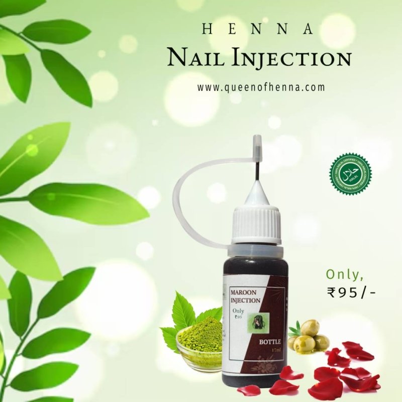 MAROON Henna INJECTION (Henna Combo Kit)- queenofhenna.com