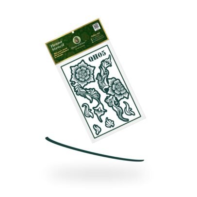 Large Hand Mehandi Sticker (QH05) img 1- queenofhenna