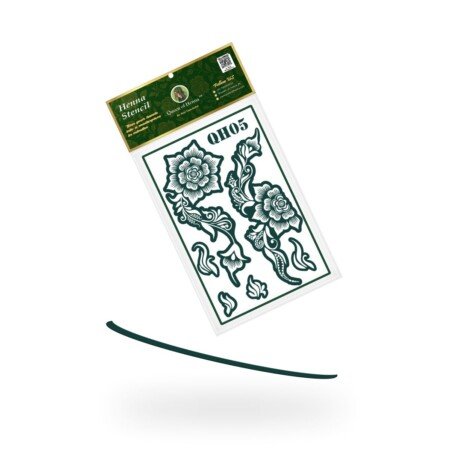 Large Hand Mehandi Sticker (QH05) img 1- queenofhenna