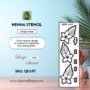 Reusable Large Kids Hand Henna Stencil (QH147) img1- queenofhenna