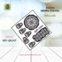 Reusable Mandala (Small) Henna Stencil (QH265) img1- queenofhenna