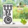 Reusable Ramadan Medium Hand Henna Stencil (QH377) img1- queenofhenna
