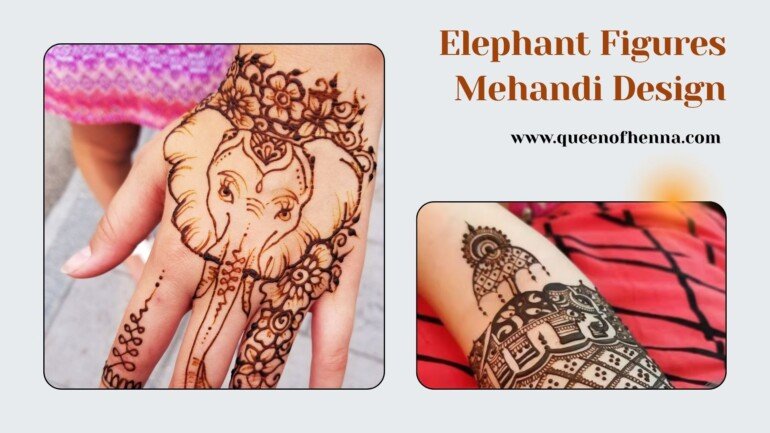 Elephant Figures Design Mehandi- queenofhenna