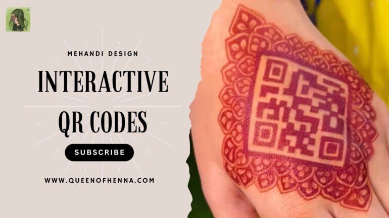 Interactive QR Codes Mehandi Design- queenofhenna