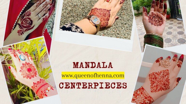 Mandala Centerpieces Mehandi- queenofhenna