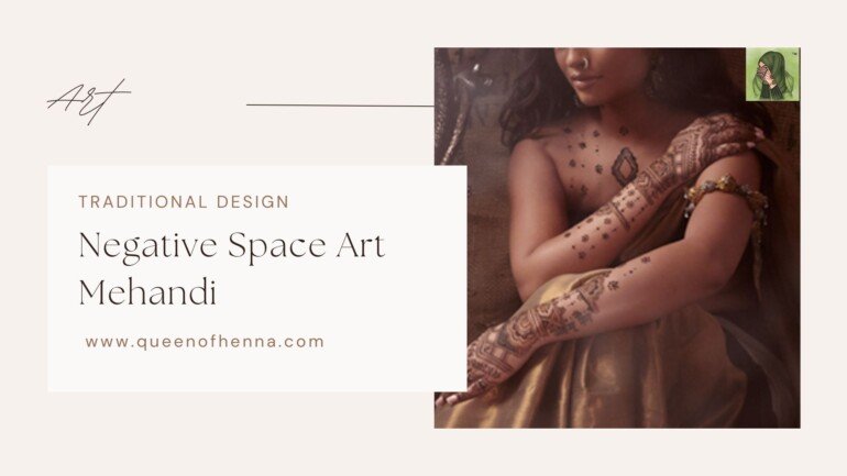 Negative Space Art Mehandi- queenofhenna