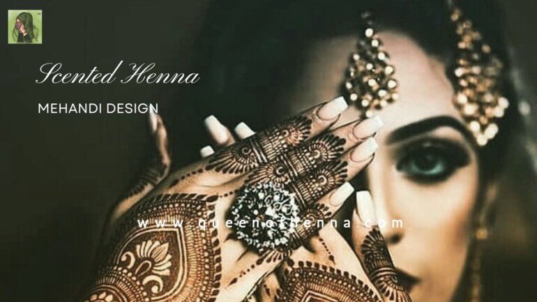 Scented Henna Mehandi Design- queenofhenna