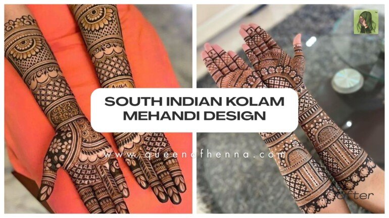South Indian Kolam Mehandi Design- queenofhenna