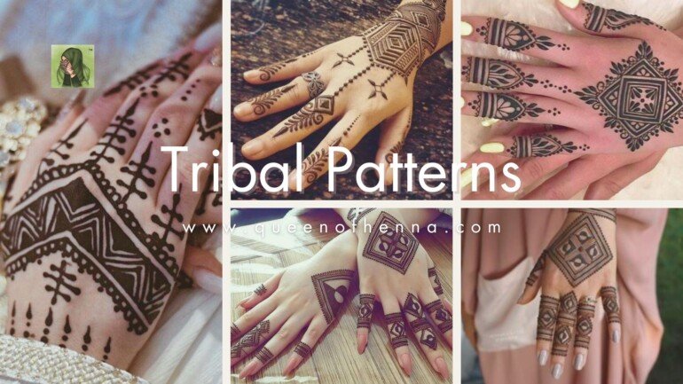 Tribal Patterns Mehandi Design- queenofhenna