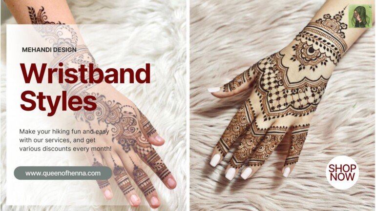 Wristband Styles Mehandi Design- queenofhenna