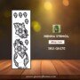 Reusable Large Kids Hand Mehandi Sticker (QH170) img1- queenofhenna