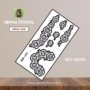 Reusable Large Mehandi Sticker (QH160) img1- queenofhenna