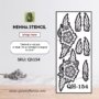 Reusable Medium Mehandi Sticker (QH154) img1- queenofhenna