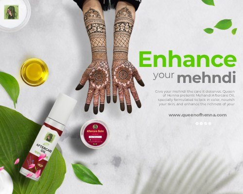 Henna Aftercare Oil & Balm 1- queenofhenna
