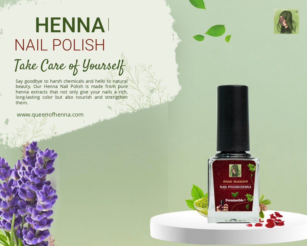 Henna Nail Polish Banner 111- queenofhenna
