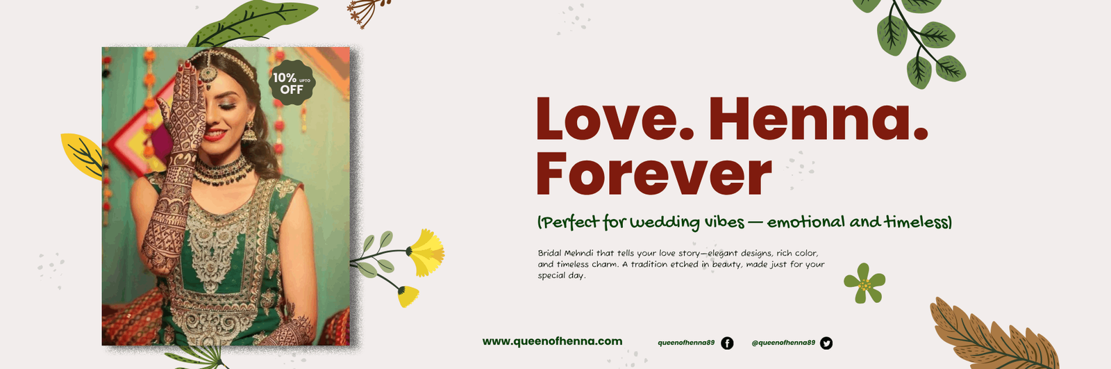 Henna Stencil Banner 1- queenofhenna