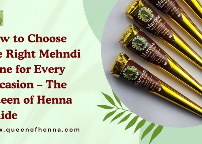 How to Choose the Right Mehndi Cone for Every Occasion – The Queen of Henna Guide