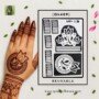Medium Hand Henna Stencil (QH409) img 3- queenofhenna