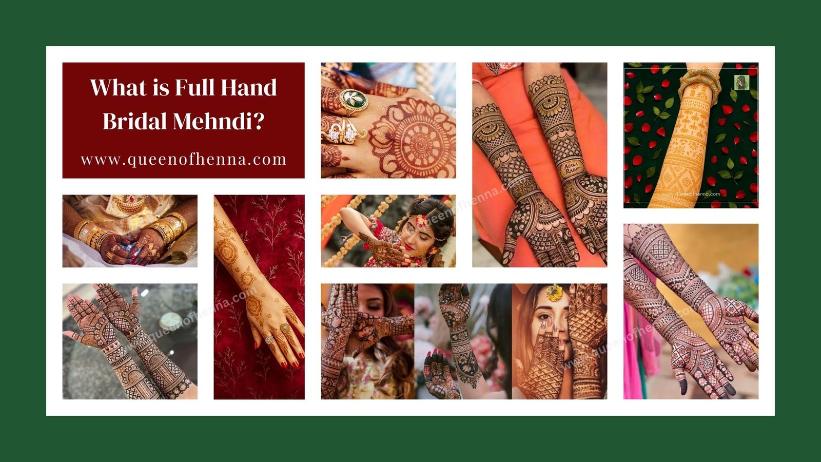 What is Full Hand Bridal Mehndi- queenofhenna