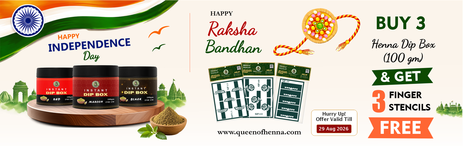 Queen of Henna Banner 1