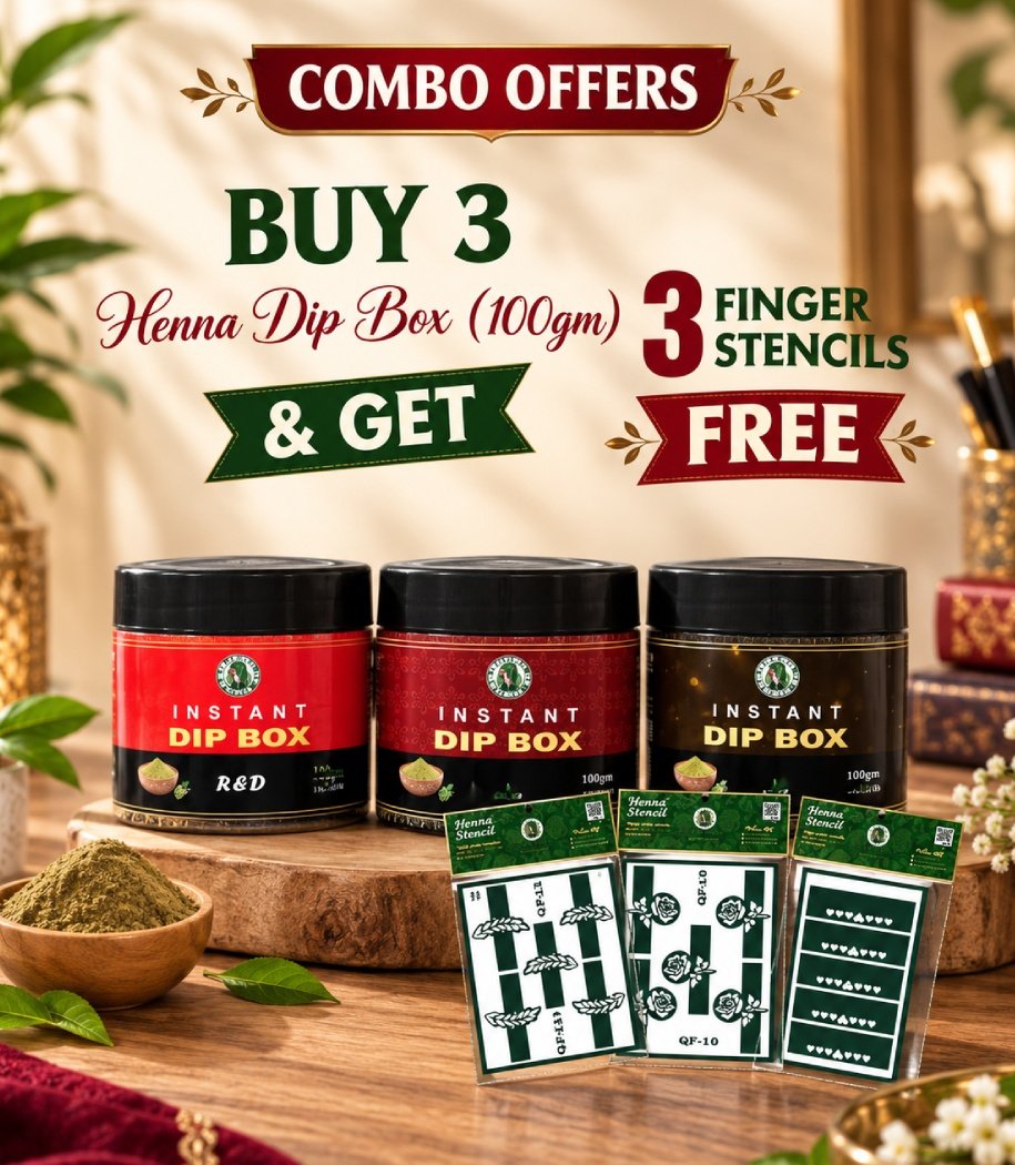 Premium Henna Dip Box
