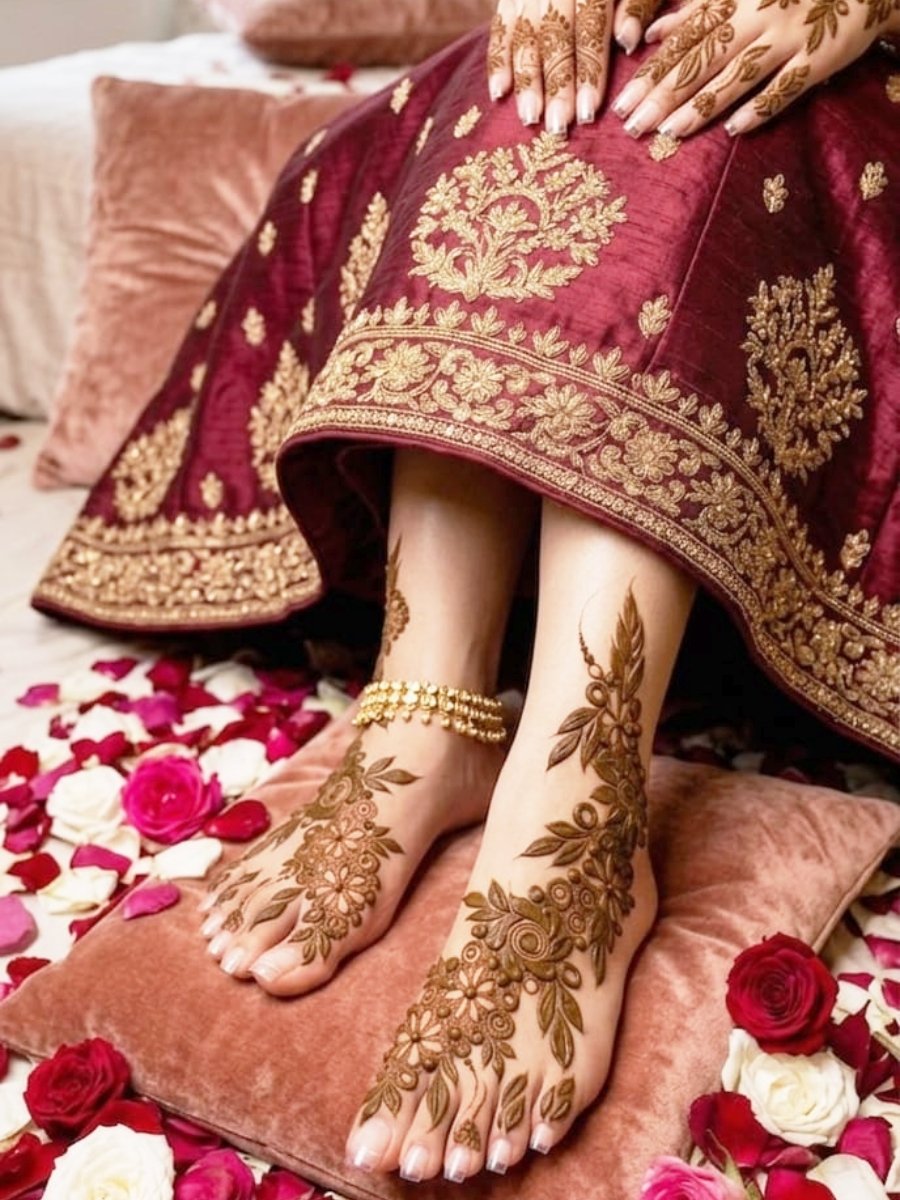 Leg Mehendi